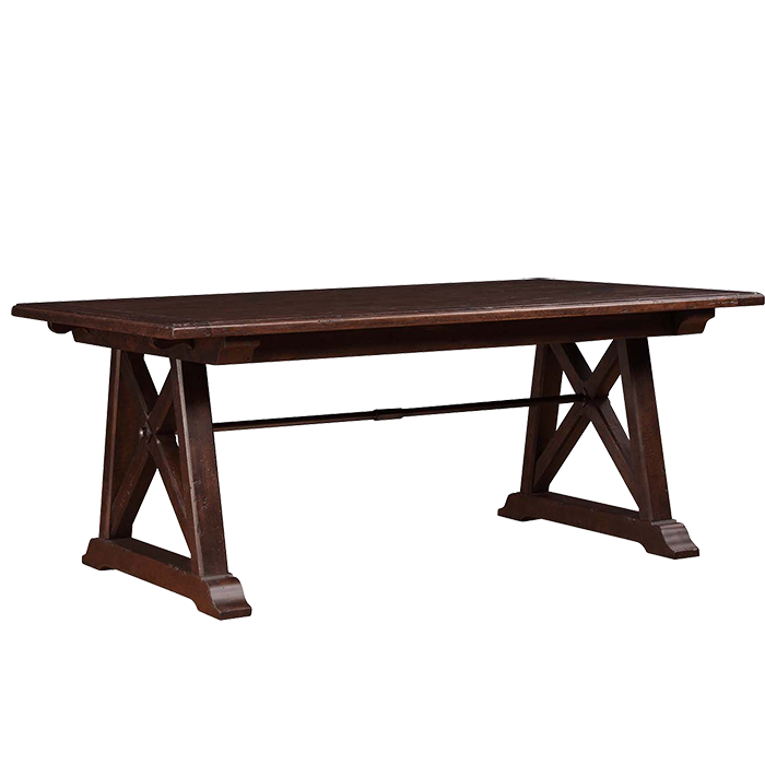 trestle table shackleford collection studio by stickley